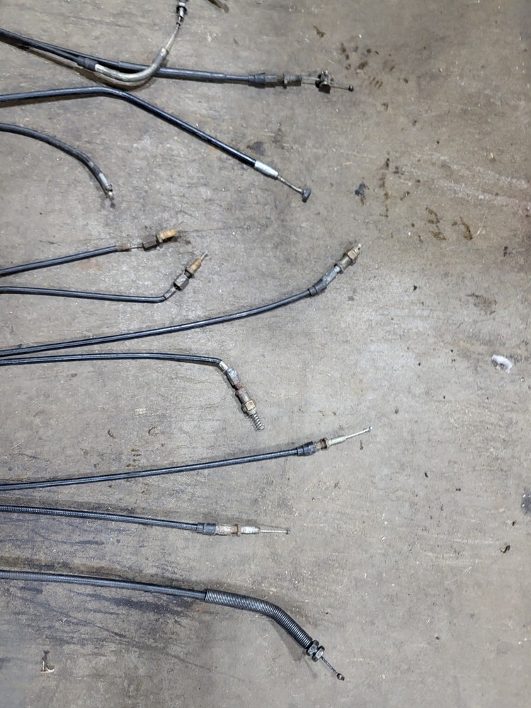 Vintage Snowmobile Throttle Choke Cable Assortment