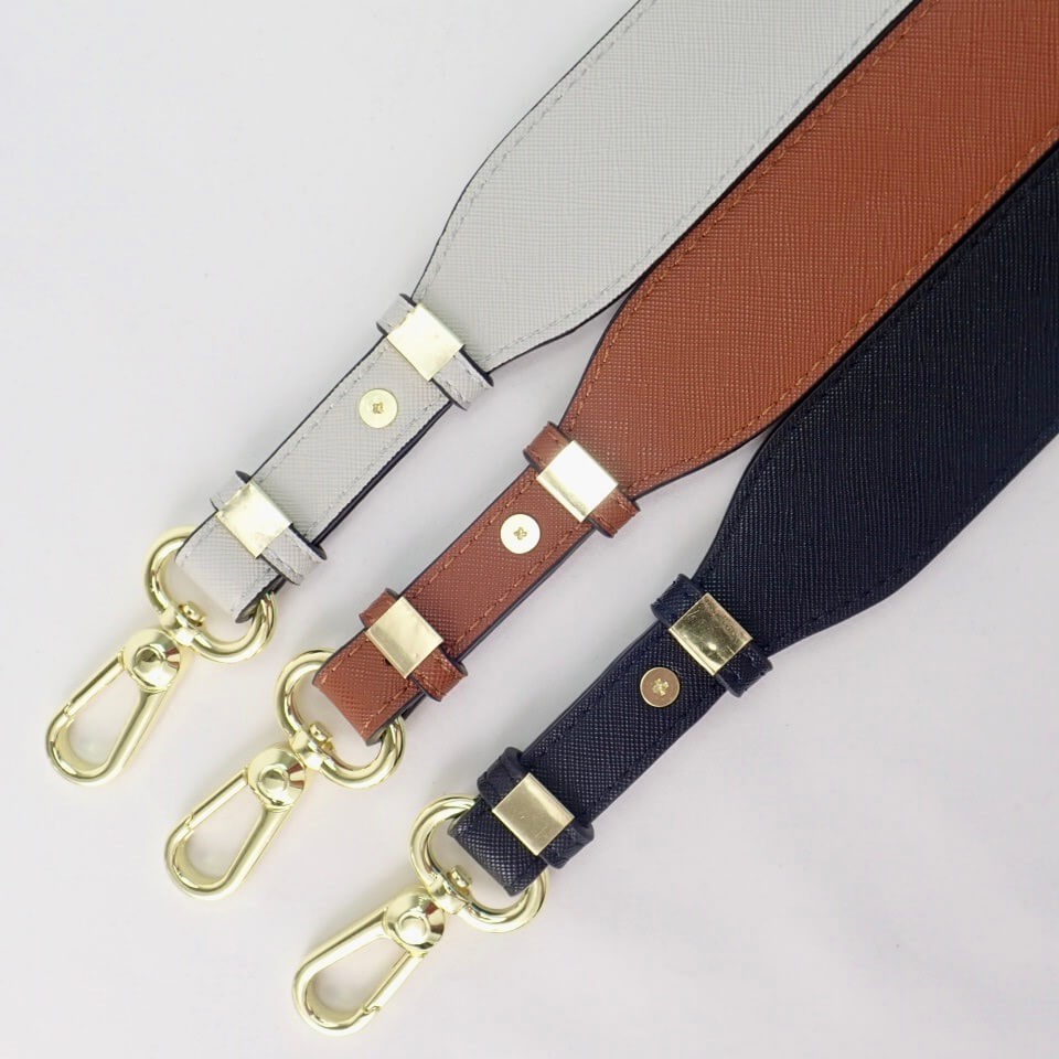 Leather Studded Strap (Light Gray) - Free Shipping