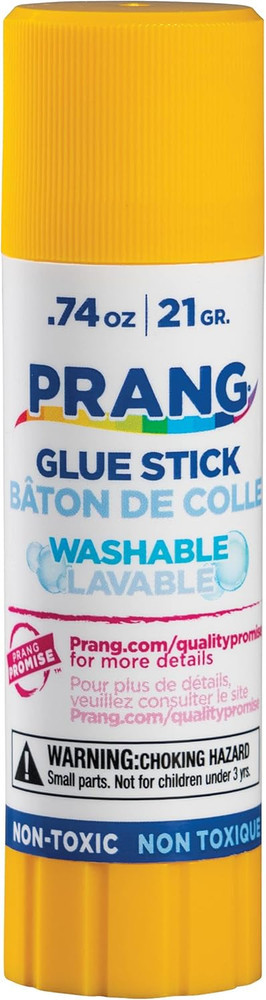 Washable Glue Stick, Clear.74 Oz, 1 Count