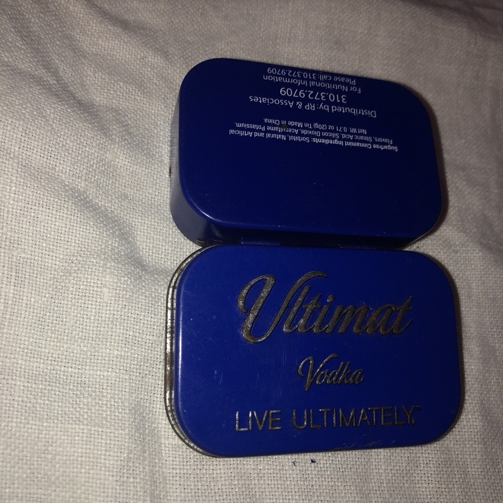 VINTAGE ULTIMAT VODKA LIVE ULTIMATELY MINT TIN