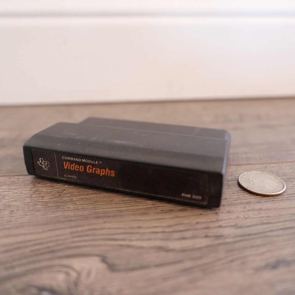 Texas Instruments TI-99/4A Video Graphs Cartridge !!!