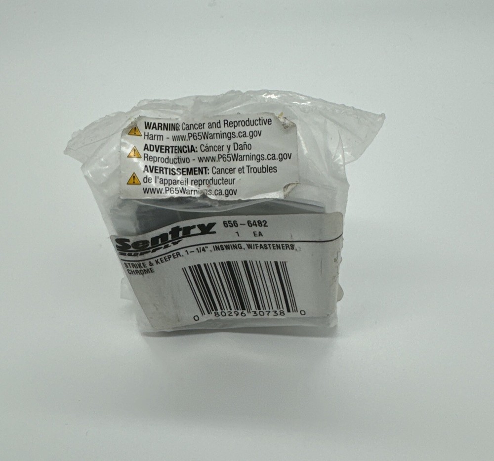 SENTRY SUPPLY Partition Inswing Keeper & Strike 656-6482