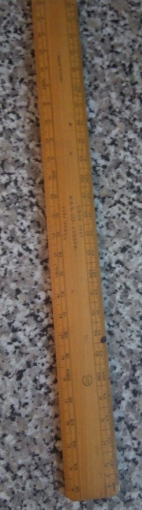 Vintage scale rule / ruler by MDS Ltd, London