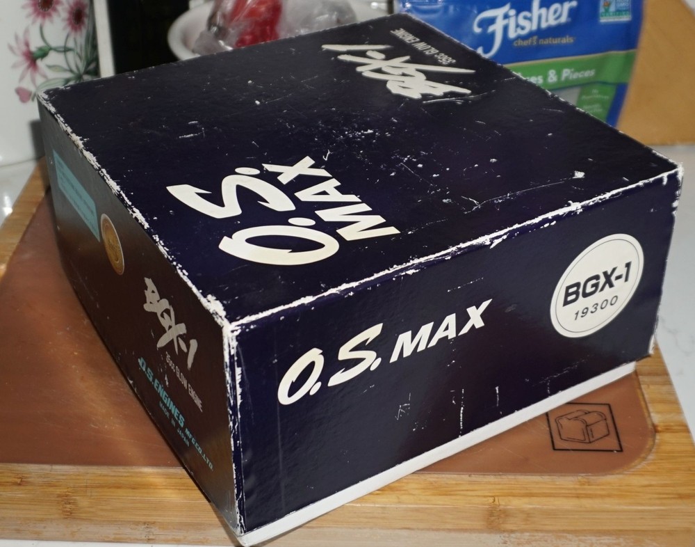OS Max BGX-1 35 cc Model Airplane Engine, NIB
