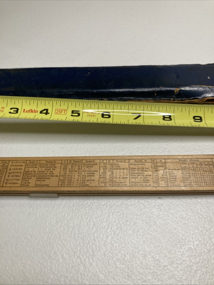 Vintage 10 inch Slide, Engineering Instruments, Inc., Used Condition