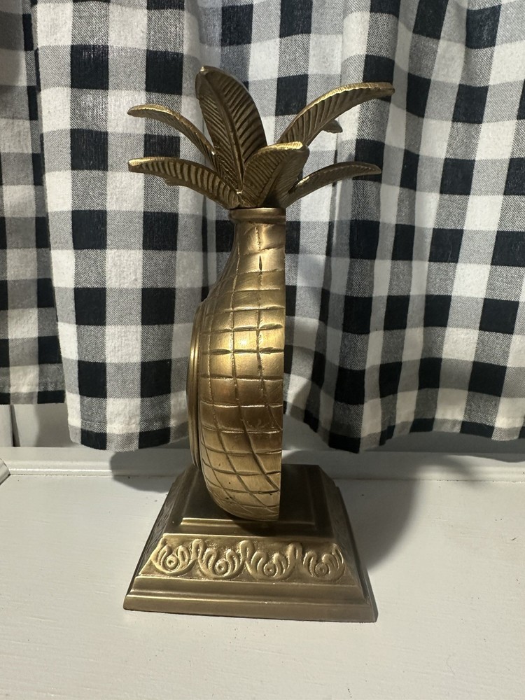 VINTAGE PINEAPPLE MANTLE CLOCK 2004