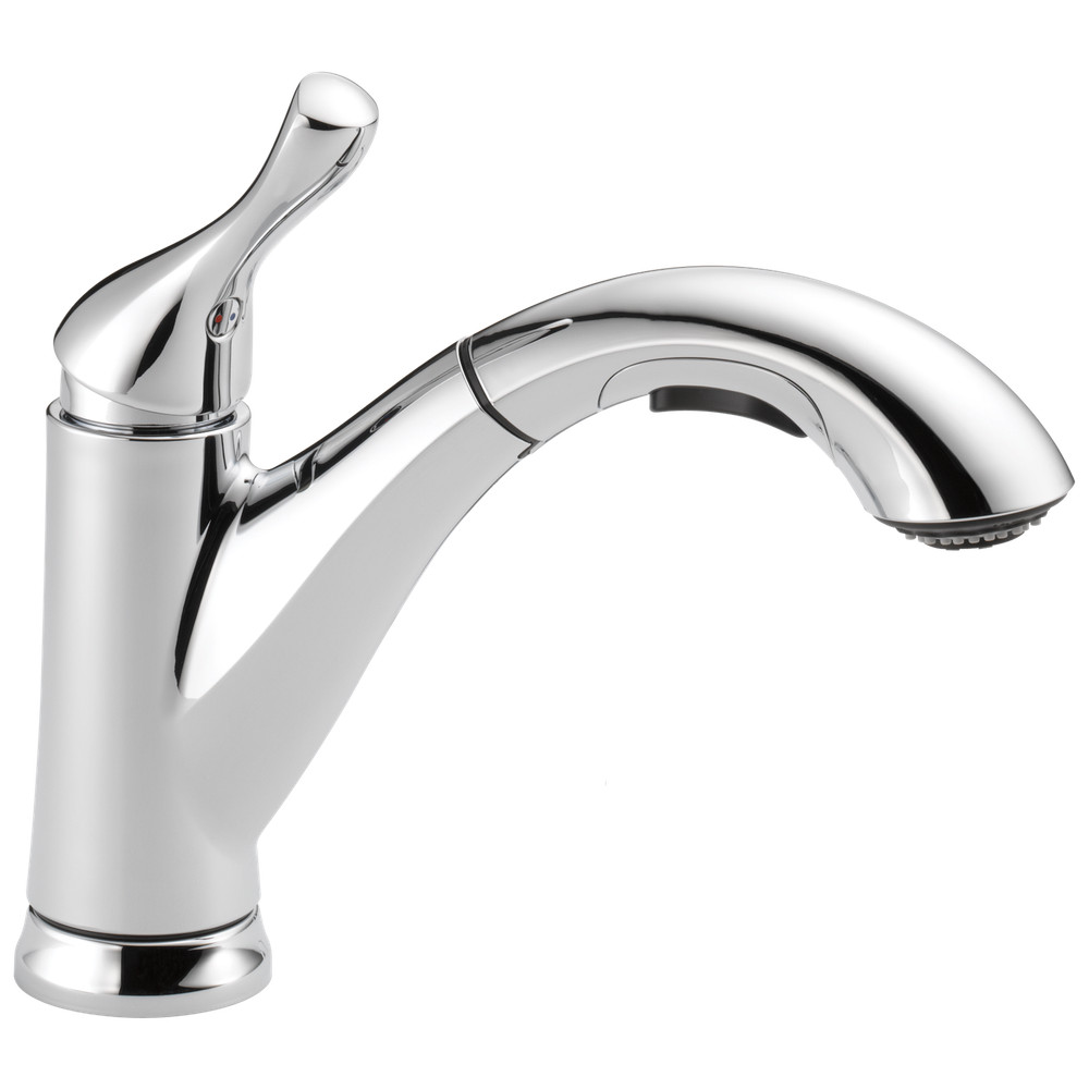 Delta Grant Pullout Kitchen Faucet Chrome-Certified Refurbished