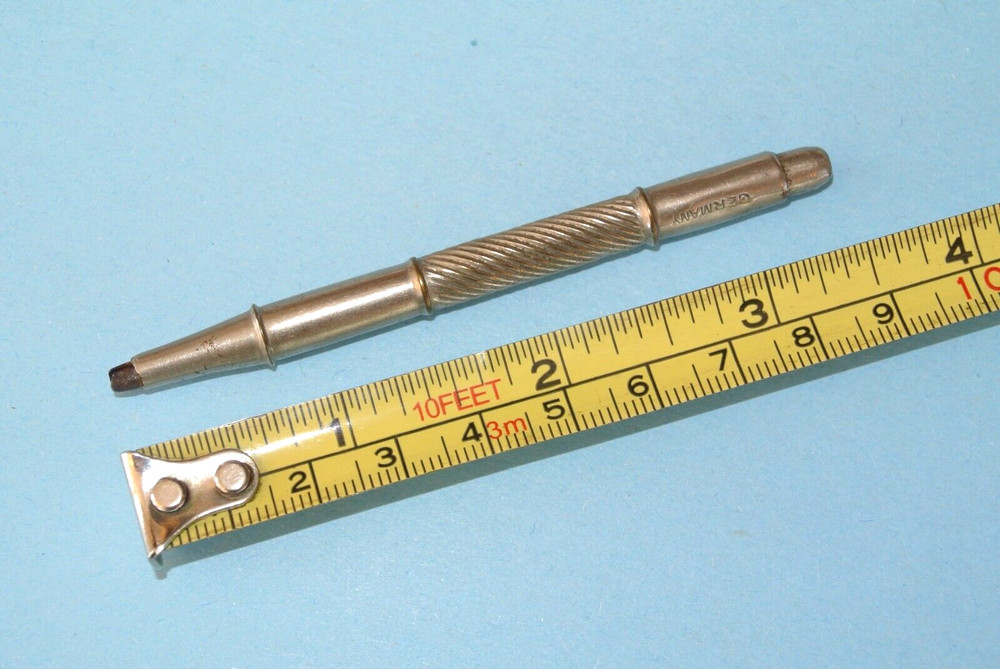 Vintage signed GERMANY 3.5" Mechanical Pencil ~ Push Button Top