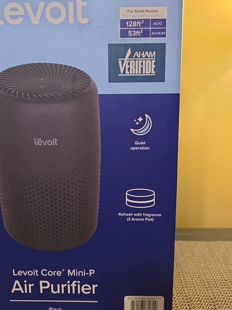 Levoit Core Mini -p Air Purifier, Black, Brand New