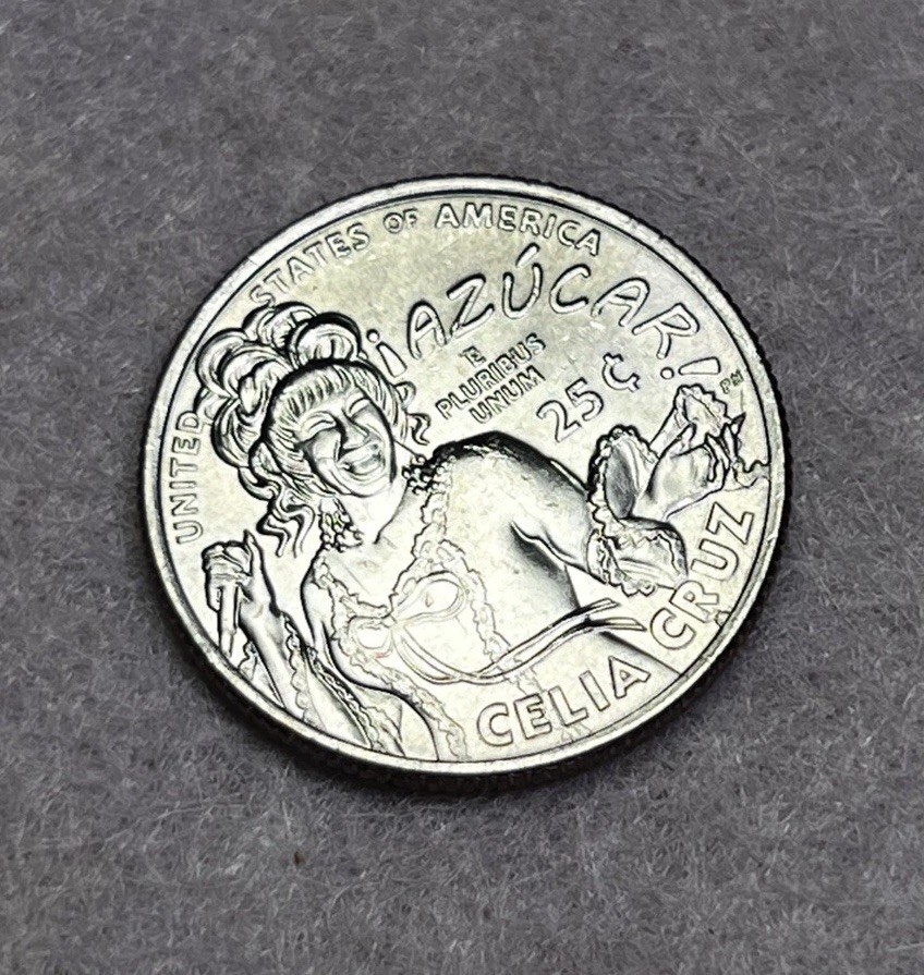 Rare 2024 D Celia cruz quarter Error In COD We Trust