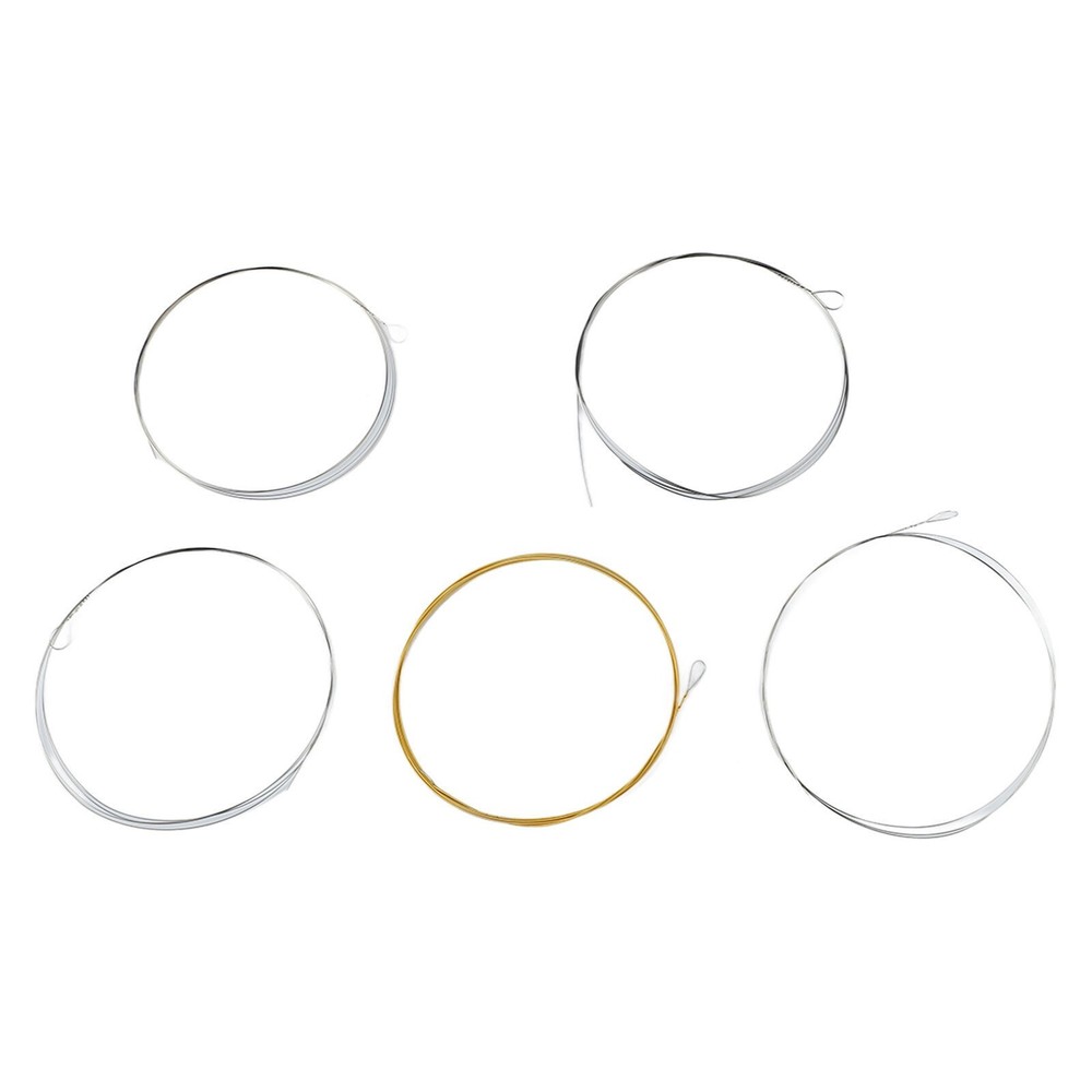 5 String Banjo String Stainless Steel Full Resonance Thick High Notes Strings