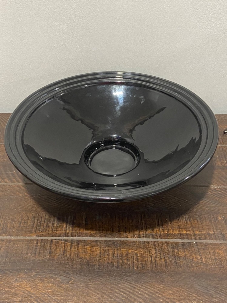 Vintage Haeger Black Console Bowl Planter 954 EUC!!
