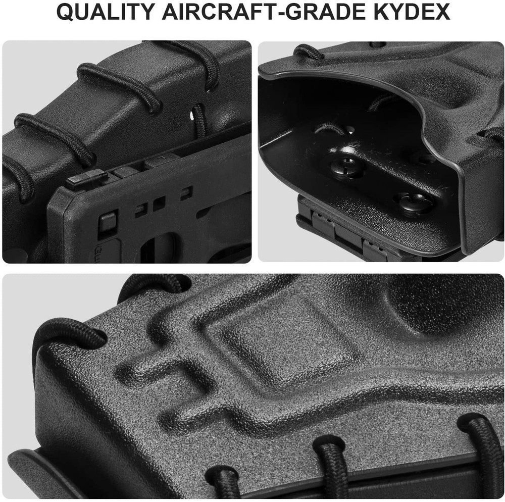 Kydex Belt Handcuff Case Fit Asp/Hinged/Chain/Folding Rigid Handcuff