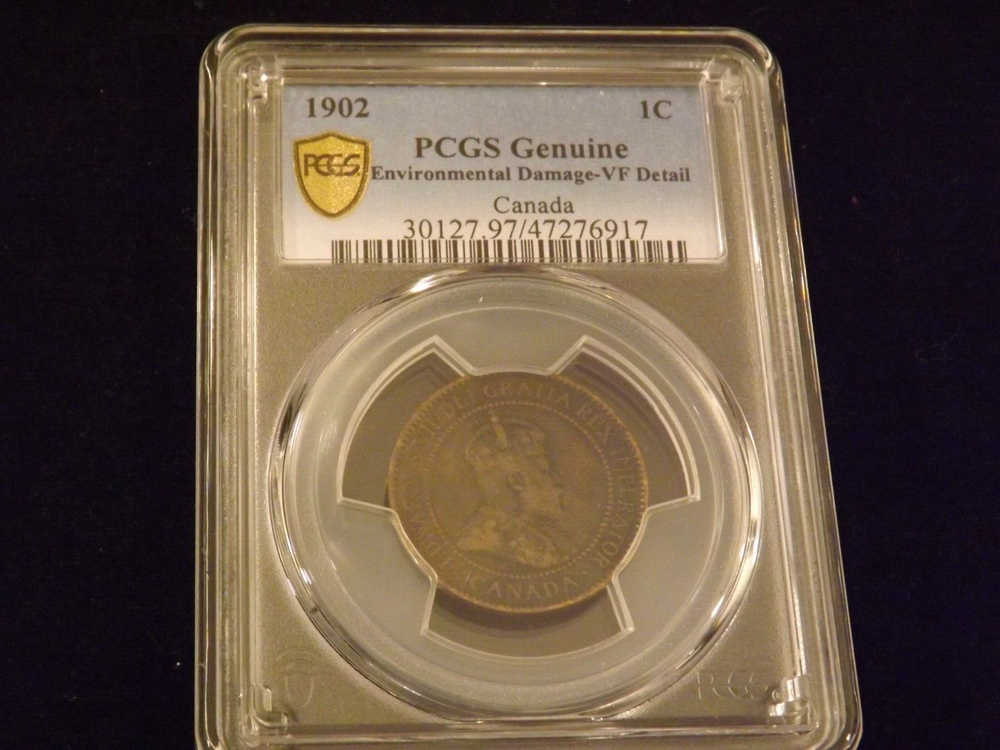 1902 1C Canada PCGS VF