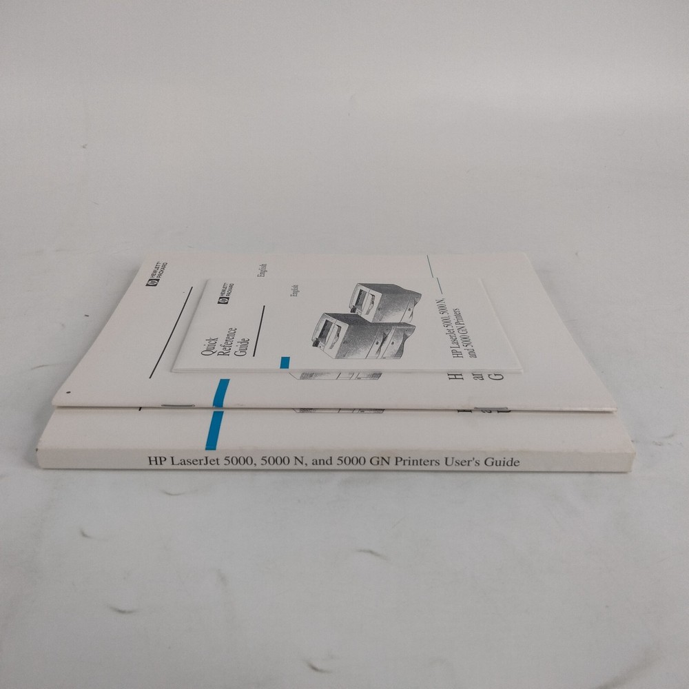 HP LaserJet 5000 User's Guide, Getting Started Guide, Quick Reference Guide