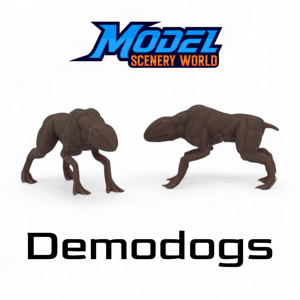 Demodogs (2pk) - HO Scale 1:87 - Brown