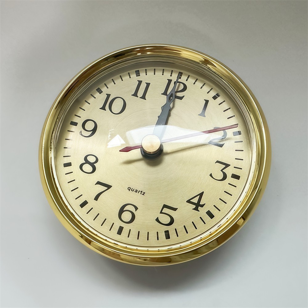 80MM Quartz Clock Insert with Readable Arabic Numerals for Easy Timekeeping