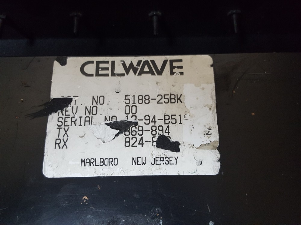 CELWAVE 5188-25BK DUPLEXER 800MHz RANGE (B51)