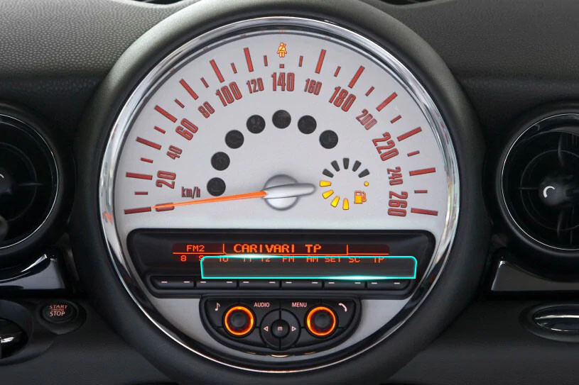 Crystal Clear Screen Protector for 2013 Mini Cooper Vehicle Navigation