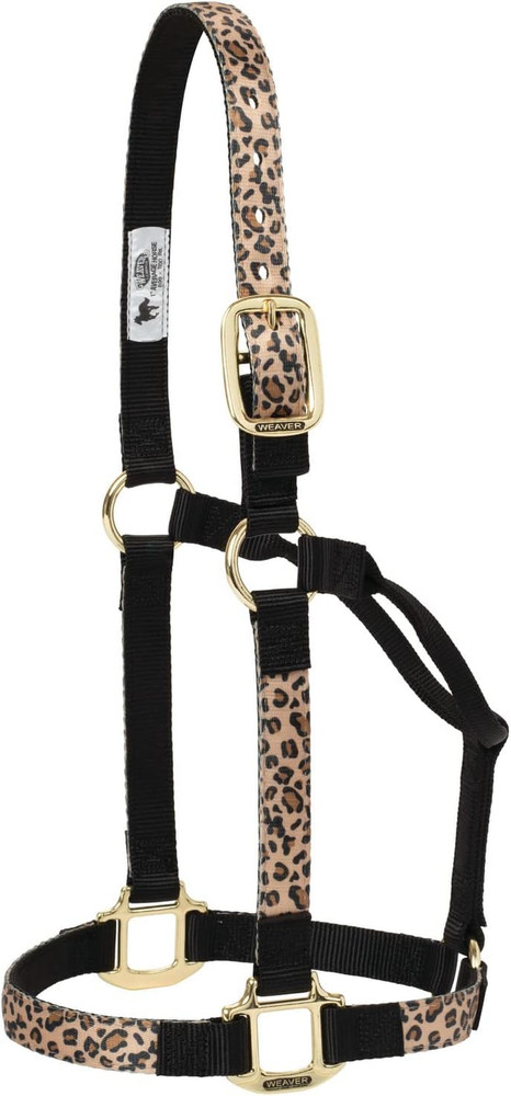 Non-Adjustable Patterned Nylon Horse Halter