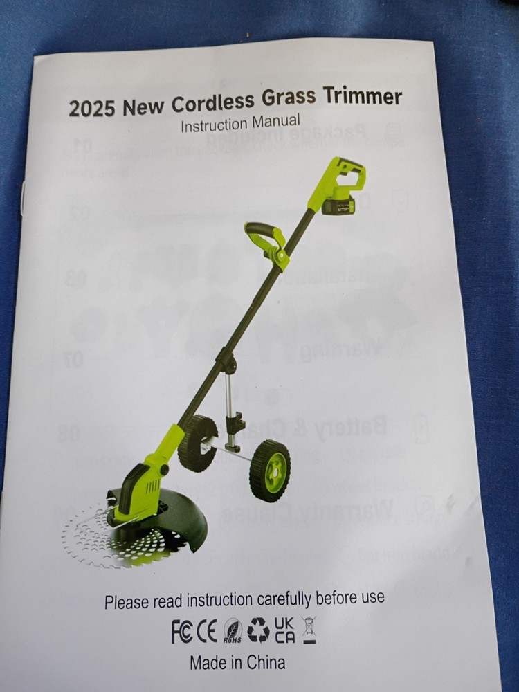 Li-ions Cordless Grass Trimmer
