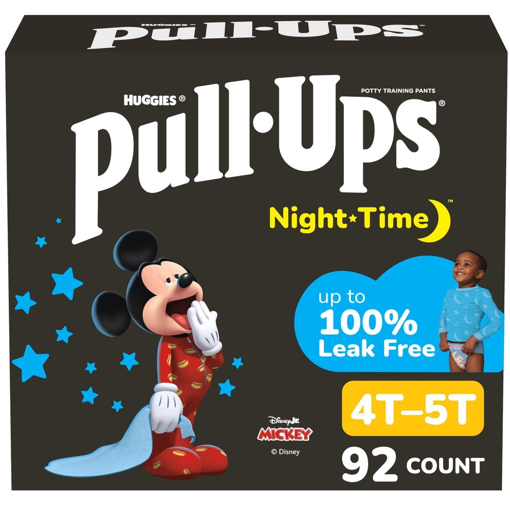 Pull-Ups Boys Night-Time 4T-5T 92 Ct