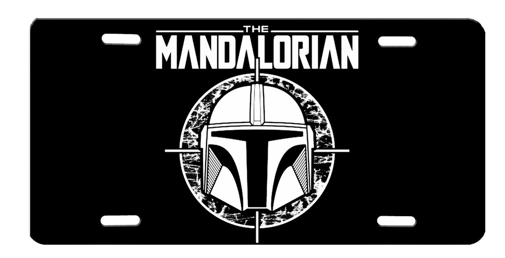 The Mandalorian High Gloss License Plate
