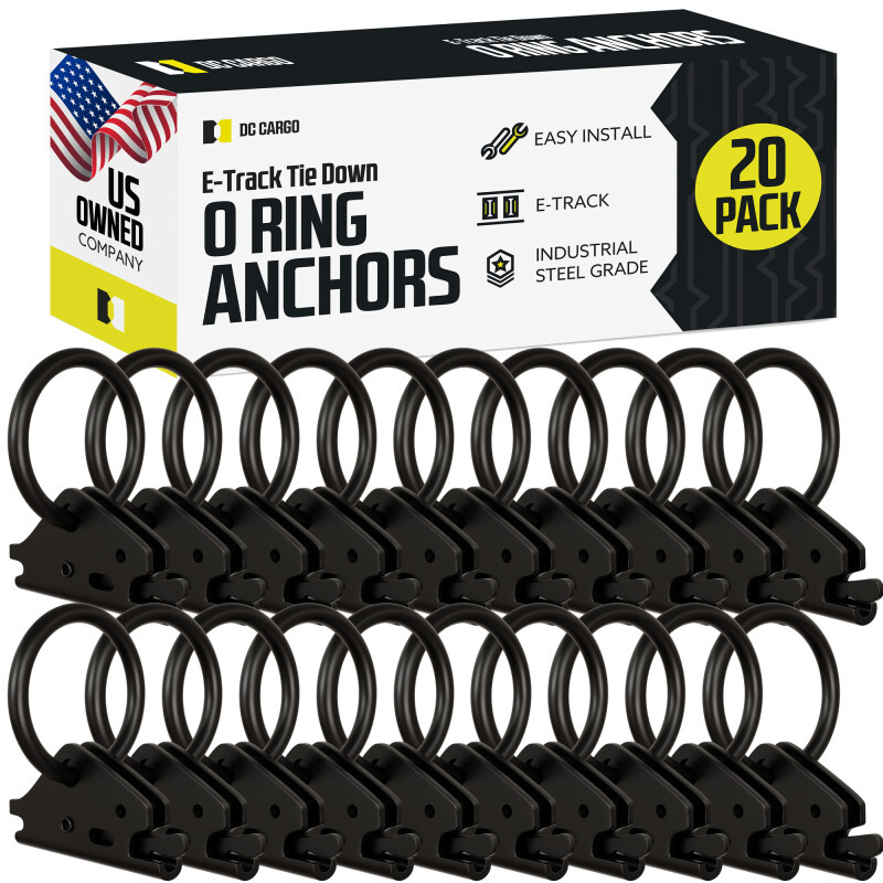 DC Cargo E-Track O-Ring, Standard Duty, 20-pack