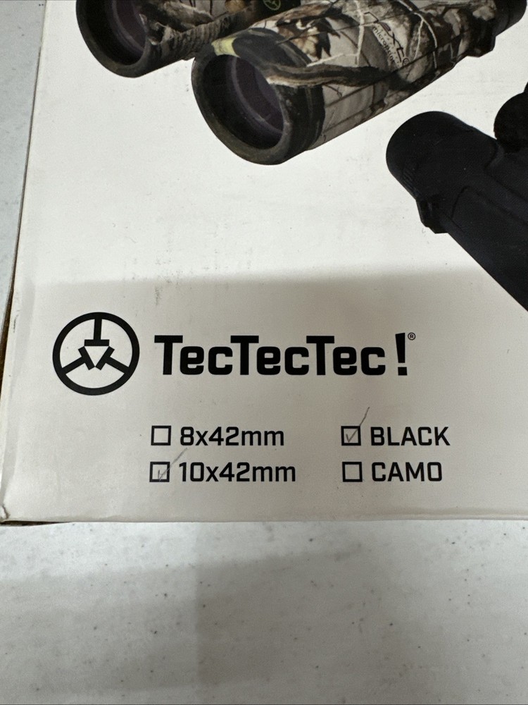 TecTecTec BPROWild 10x42 Binoculars Hunting BLACK