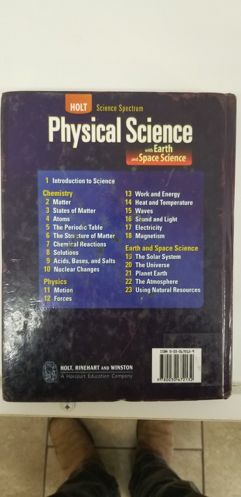 Holt Science Spectrum Physical Science