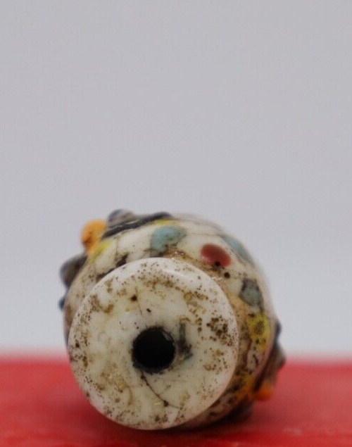 Ancient roman face bead