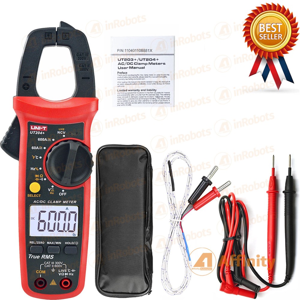 UT204+ Digital Multimeter Handheld Clamp Tester