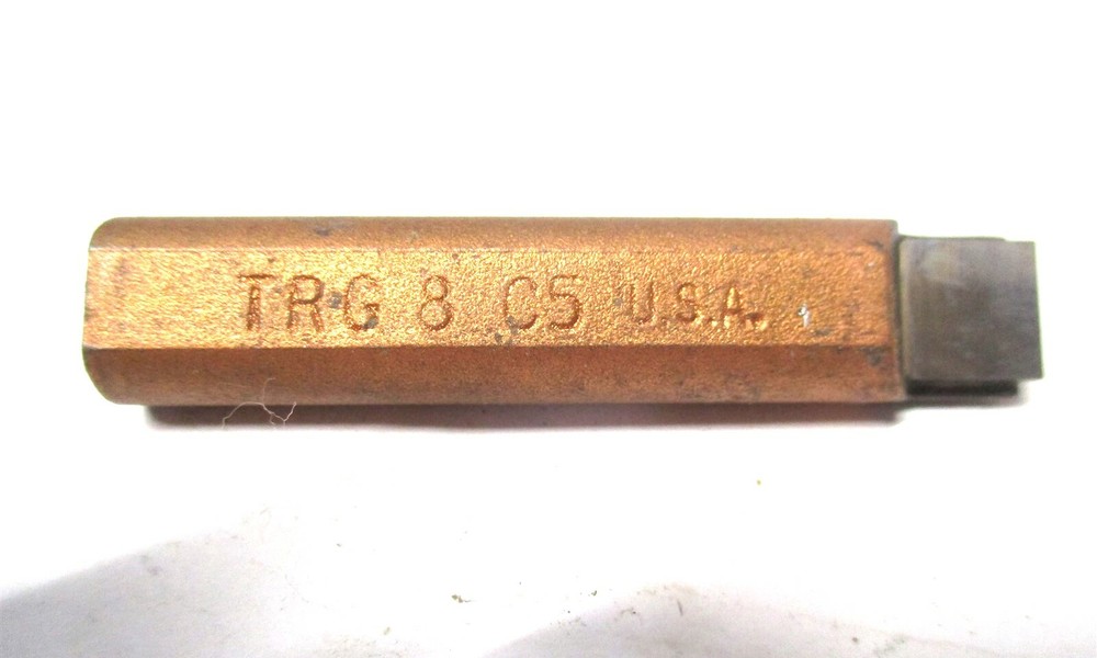 Micro 100 (TRG-8) 1/2" x 5" OAL Brazed Solid Carbide Square End Tool Bit Blank