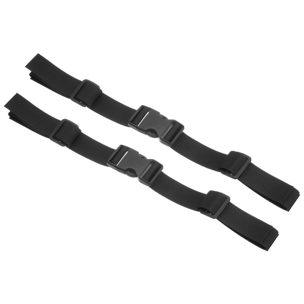 Backpack Belt Strap, 2 Pcs Waist Strap with Quick-Release Buckle, Black