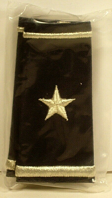 US Air Force Brigadier General Male Epaulet Soft Shoulder Boards Marks Pair