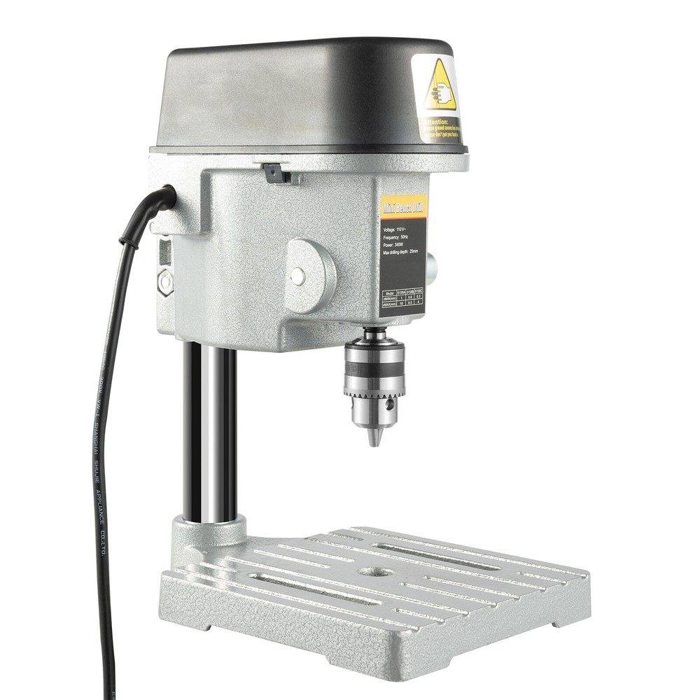Mini Bench Drill Press Small Benchtop Drilling Machine Adjustable 3-Speed