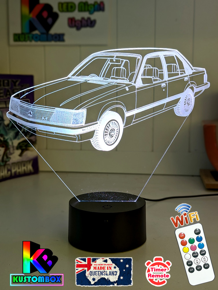 Holden VH  Commodore SL/E Personalised3D LED Night Light 7 Colour Change Lamp