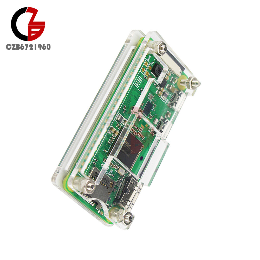 1.3/2/W/WH Acrylic Case Box Protector Shell & Heat SinK for Raspberry Pi Zero