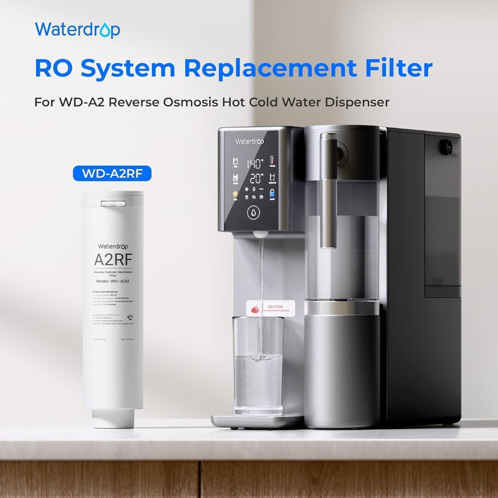 Waterdrop WD-A2RF Filter,Replacement for WD-A2 Countertop Reverse Osmosis System