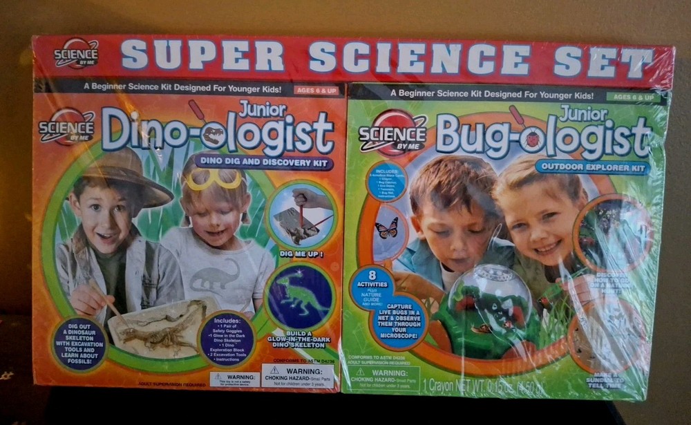 Science By Me Bug-ologist And Dino-ologist 2 Pack Kit