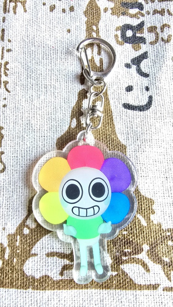 8pcs Set Amine Dandy's World keychain,Keyring/ bag charm/Acrylic Keychains.