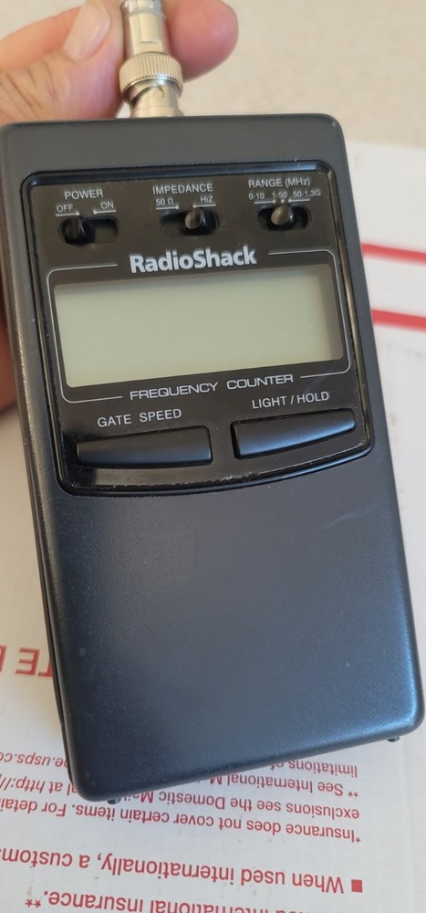 RADIO SHACK FREQUENCY COUNTER FOR CB AND HF TRANSCEIVER