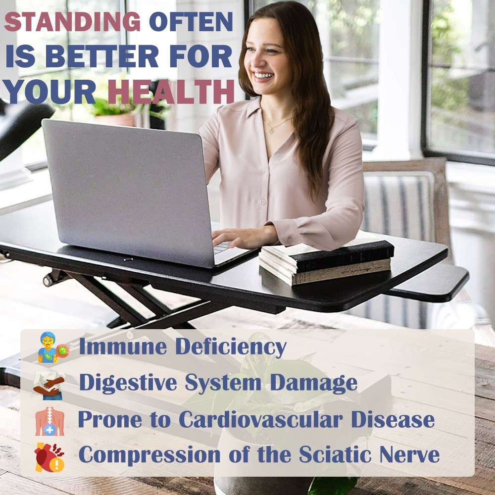 32" Adjustable Adjustable Ergonomic Portable Laptop Stand