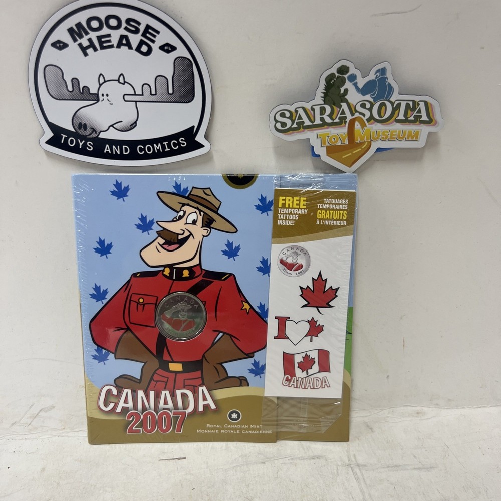 *** CANADA  25  CENTS  COLOURED  2007  ***  CANADA  DAY  ***