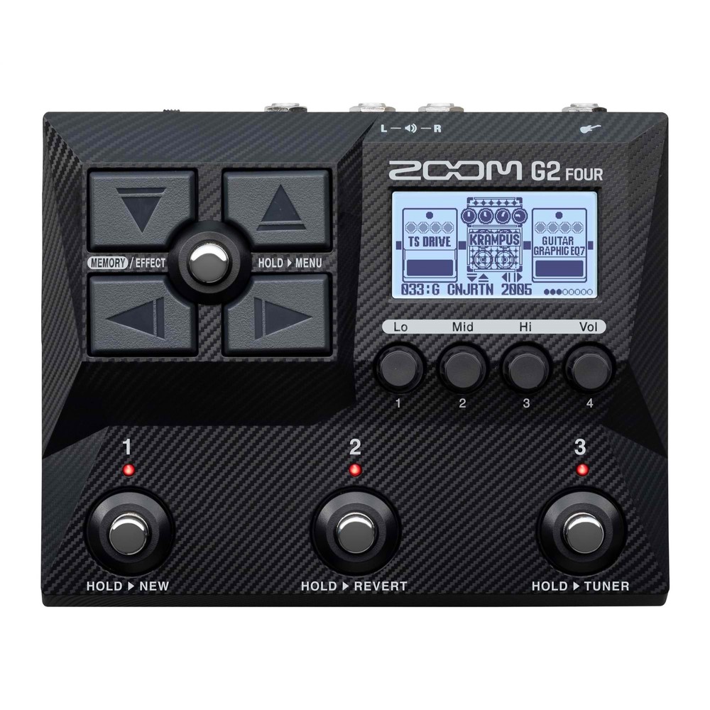 Zoom G2 Four Multi-Effect Guitar Pedal with Cable Essential Kit