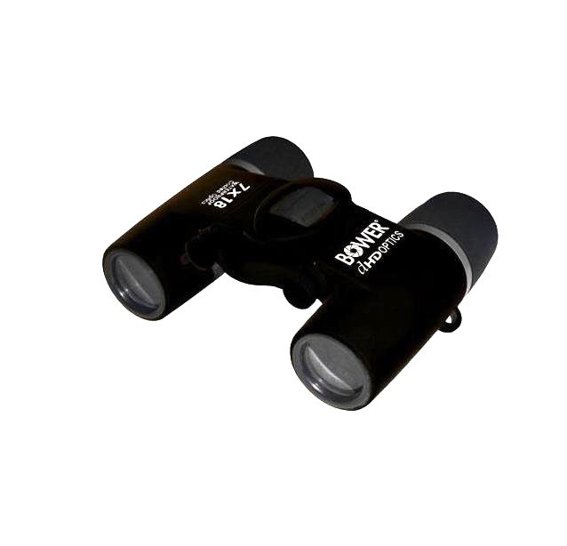 Bower 7x18mm Waterproof Compact Binocular (Black)