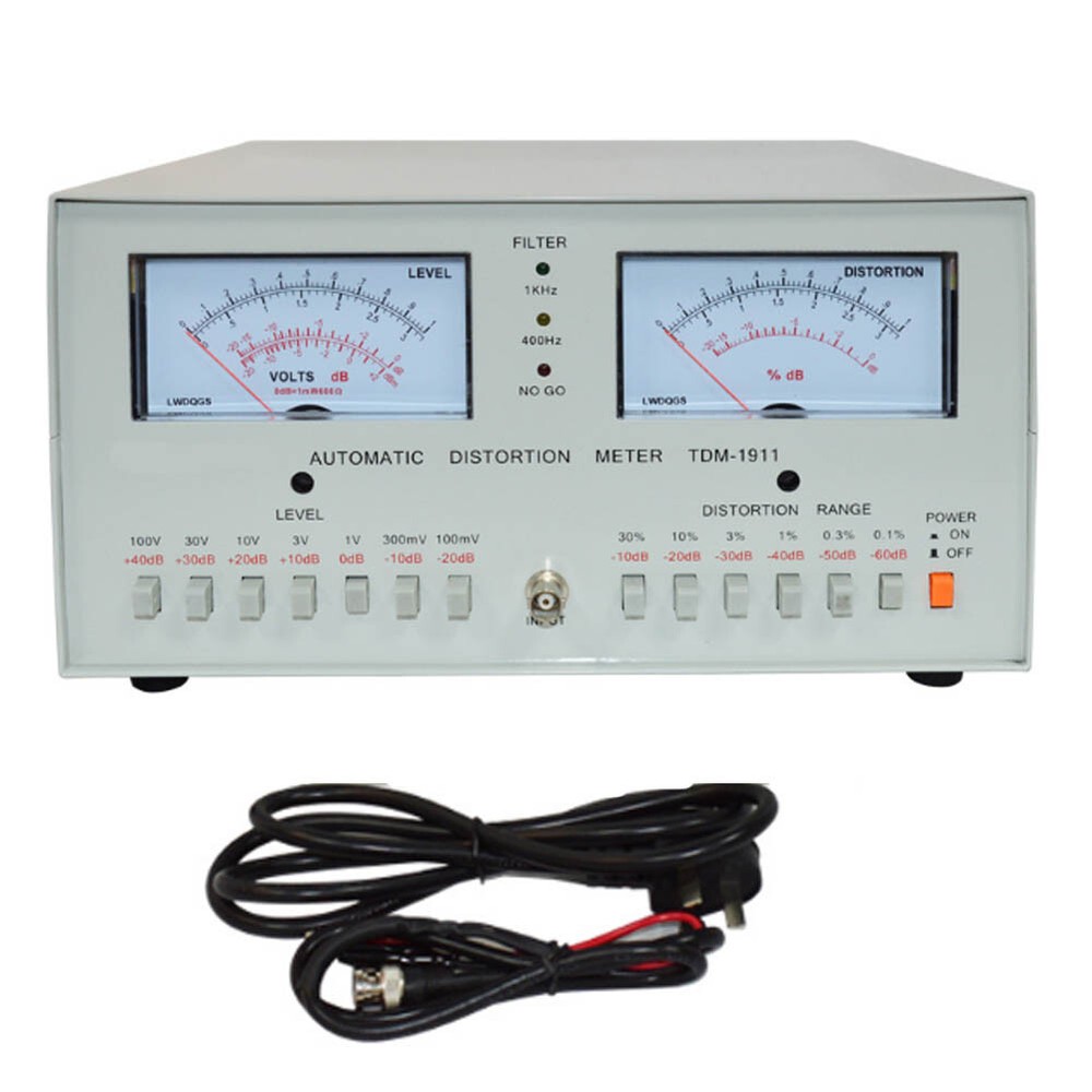 New TDM-1911 Automatic Audio Signal Distortion Analyzer Meter Voltmeter Tester