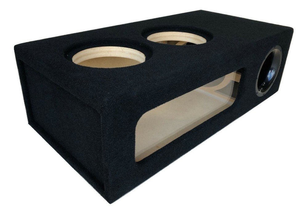 Ported Sub Box Enclosure for 2 10" Skar Audio EVL-10 Subs ~ Plexiglass Window ~