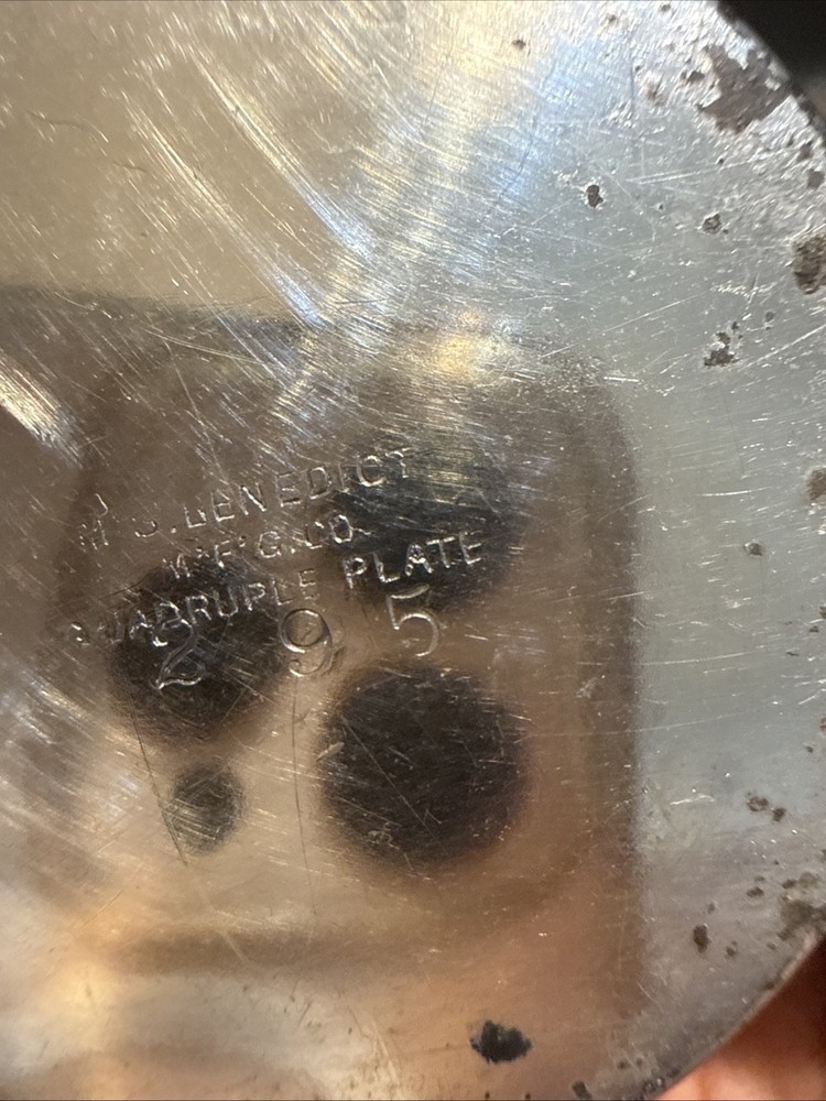 6 Silver Plated Baby Cups As Is