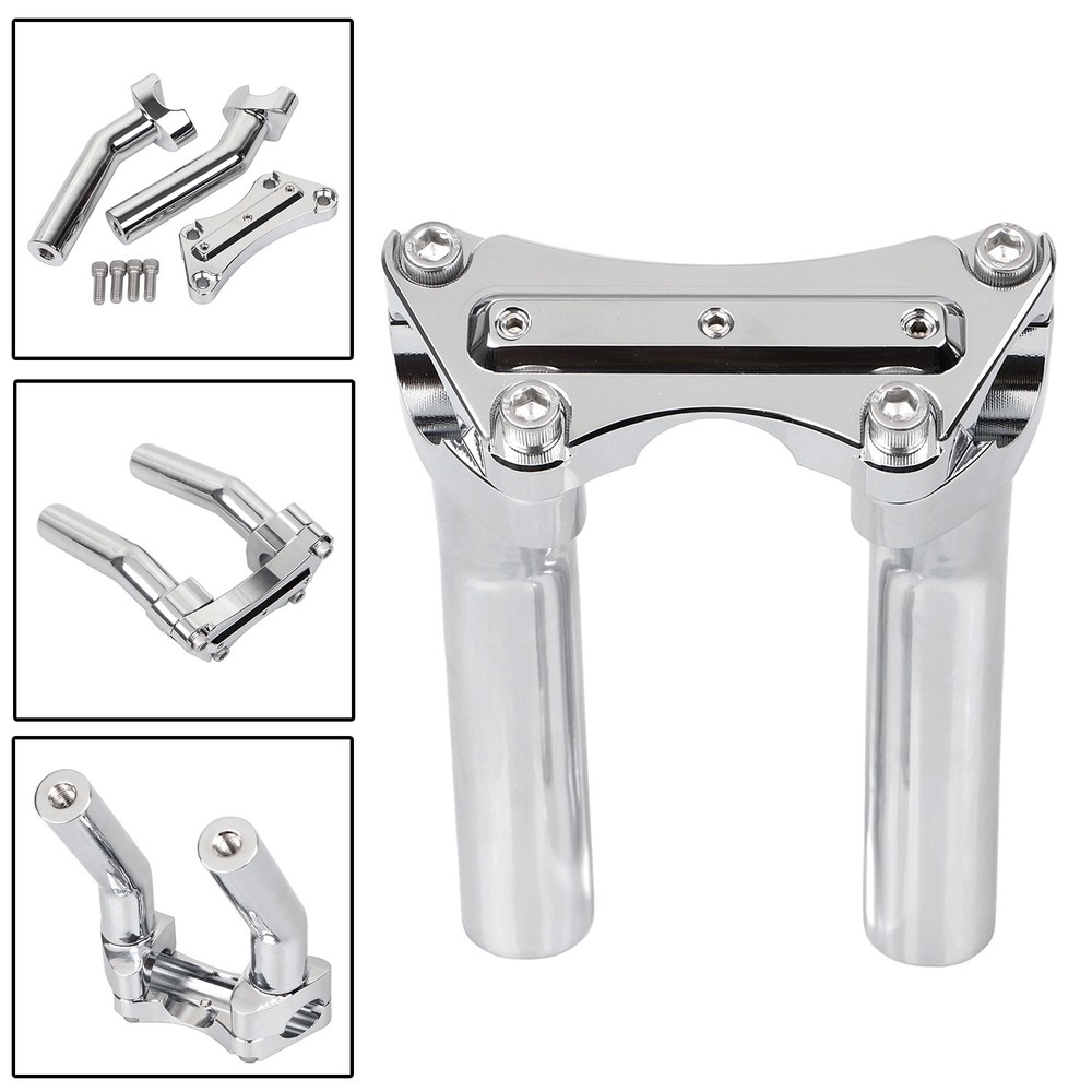 6" Pullback Handlebar Riser 1" Top Clamp For Harley Dyna Forty Eight Low Rider